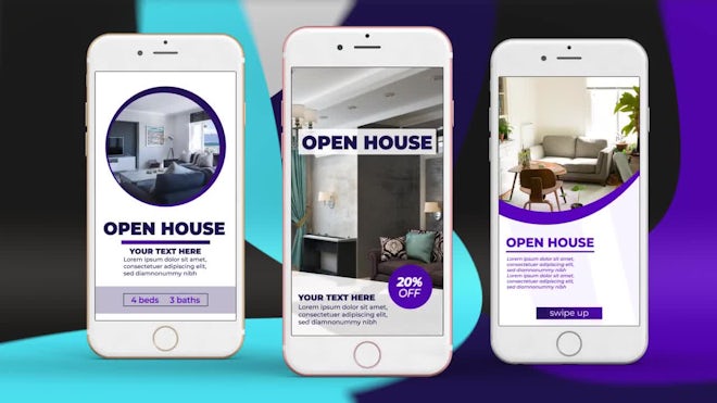 18 Real Estate & Rental Stories Freebies template preview