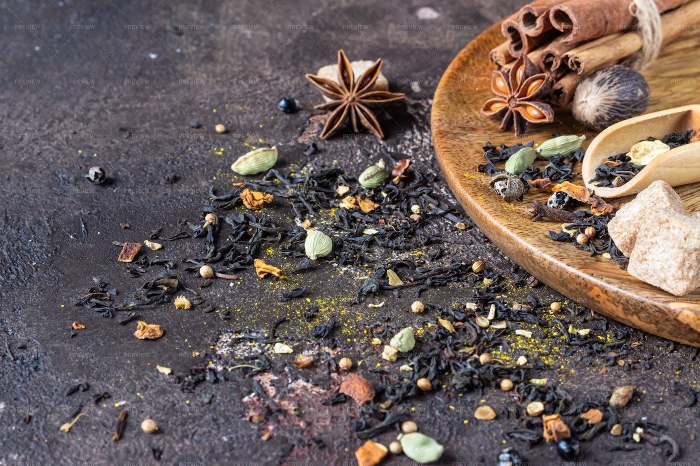 Spices For Tea: Stock Photos