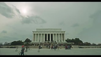 Lincoln Monument Time Lapse: Stock Video