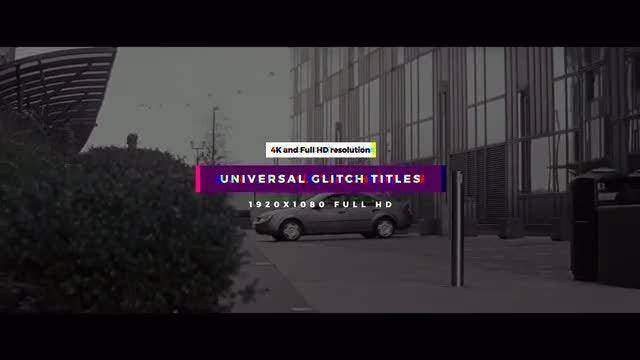 Glitch Titles: After Effects Templates