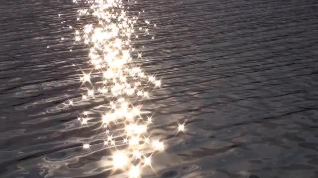 Solar Flare On The Water: Stock Video