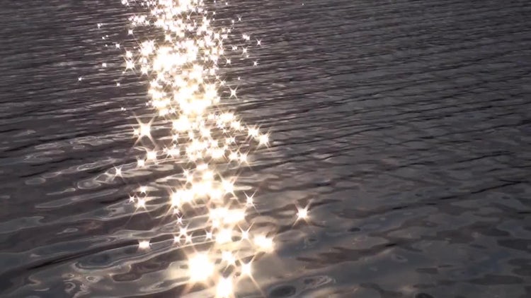 Solar Flare On The Water: Stock Video