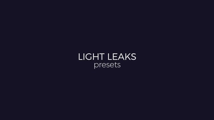 Light Leaks Generator: Premiere Pro Presets