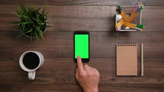 iPhone - Two horizontal scrolls: Stock Footage