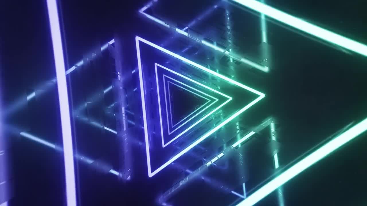 Spinning Triangles Loop - Stock Motion Graphics | Motion Array