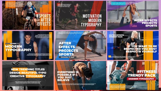 Typography Creative Sports Freebies template preview