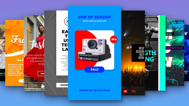 Instagram Stories Pack 02 Freebies template preview