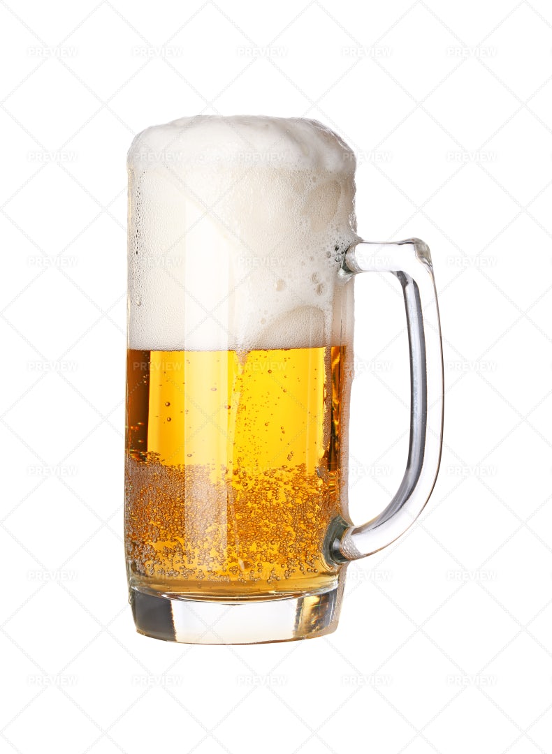 Frothy Beer: Stock Photos