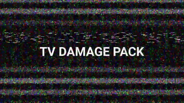 TV Damage Pack: Stock Motion Graphics
