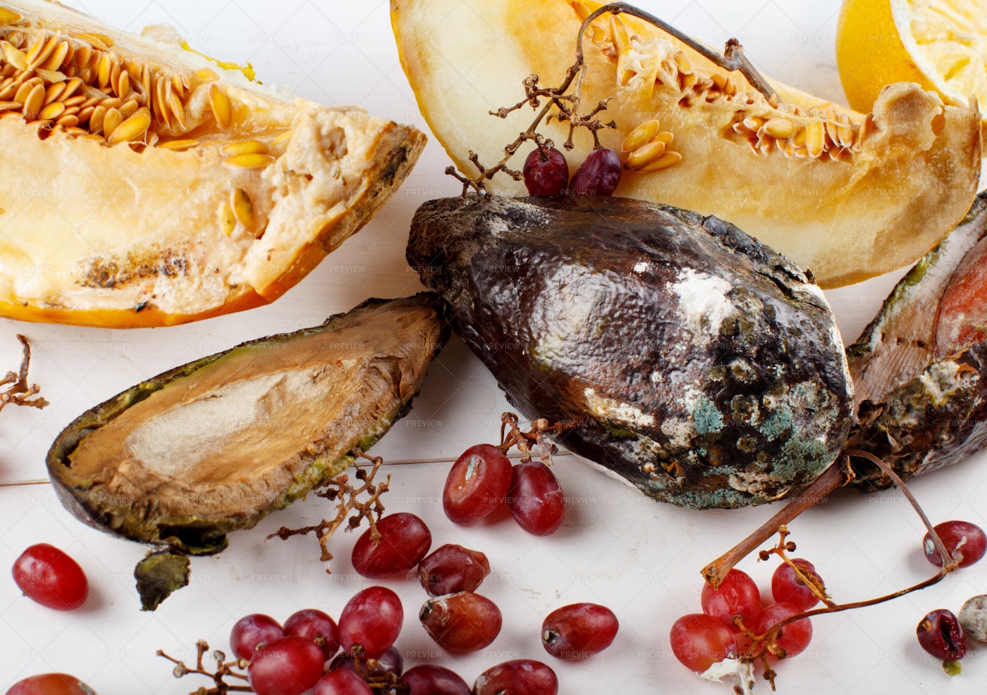 Rotting Fruit: Stock Photos