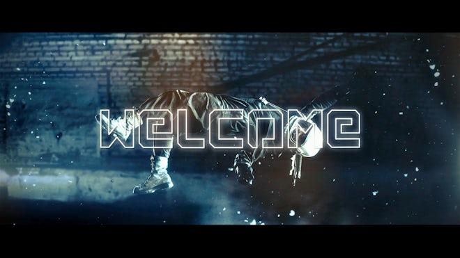 Glitch Dynamic Promo Freebies template preview