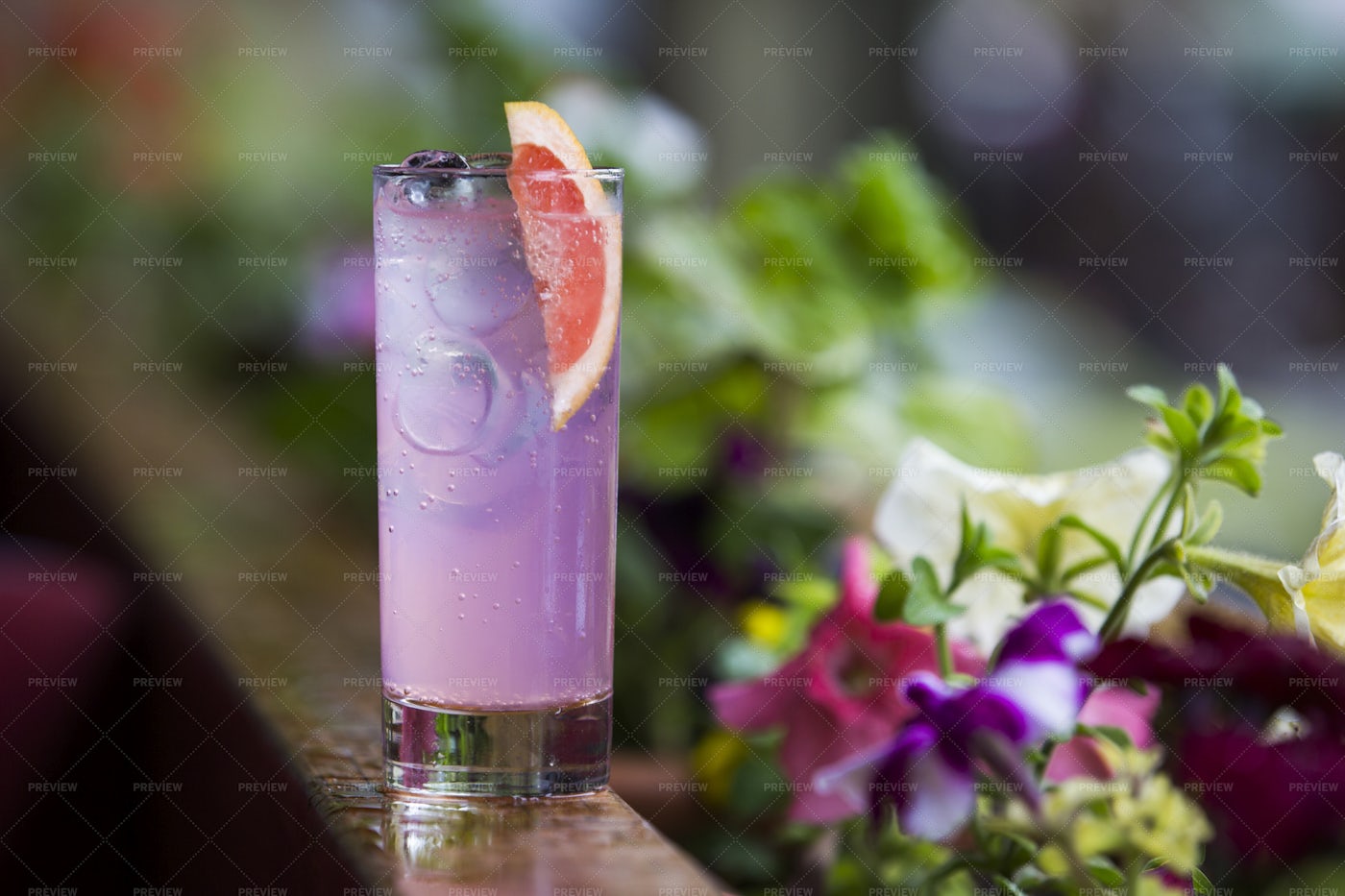 Purple Cocktail: Stock Photos