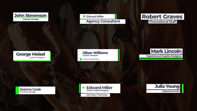 Modern Text Titles Freebies template preview