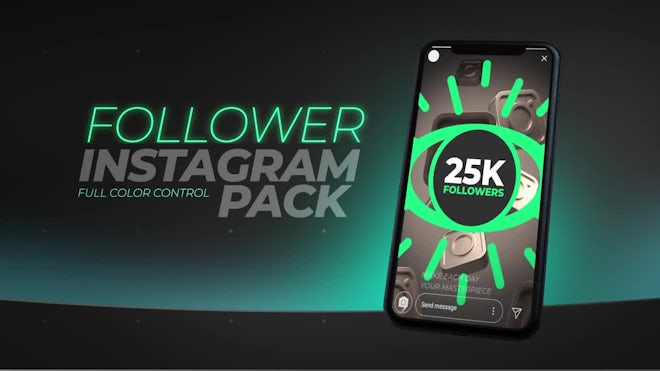 Follower Stories Pack Freebies template preview