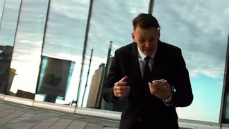 Bad News For Businessman: Stock Video