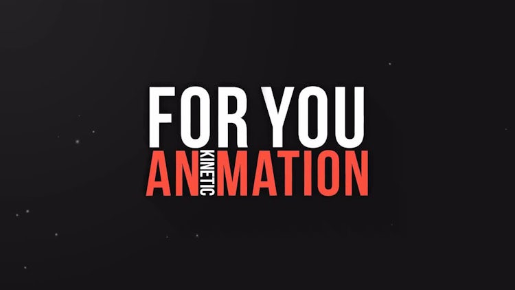 Just Typography: After Effects Templates