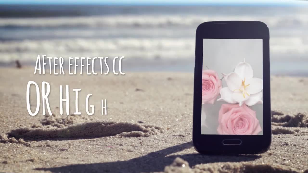 Download Mockup Beach Phone Real Video After Effects Templates Motion Array PSD Mockup Templates