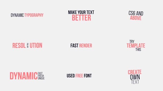 Dynamic Typography - After Effects Templates | Motion Array dynamic-typography-after-effects-templates-motion-array