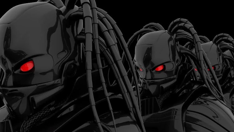 Cyborg Factory VJ Loop: Motion Graphics