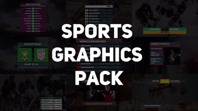 Sports Graphics Pack - Premiere Pro Templates | Motion Array