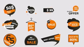 Prices Titles And Tags: After Effects Templates
