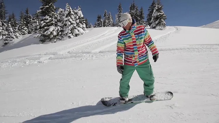 Snowboarder: Stock Video