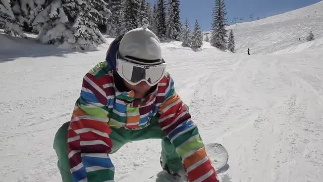 Snowboarder: Stock Video