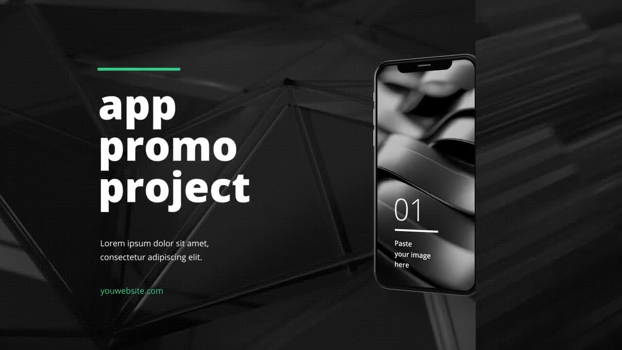 pico-photo app promo after effects template free download