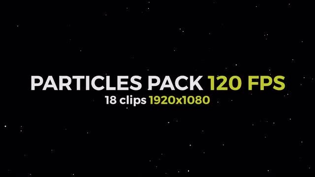 Particles Pack. Snow. Dust. 120fps: Stock Video