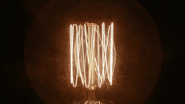 Smoke On A Tungsten Lamp: Stock Video