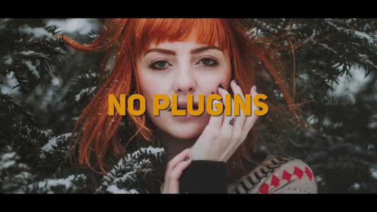 Dynamic Winter Slideshow: Premiere Pro Templates