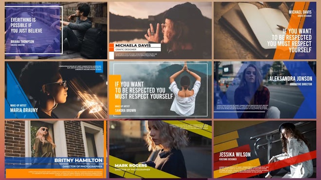 Lower Thirds #1 Freebies template preview