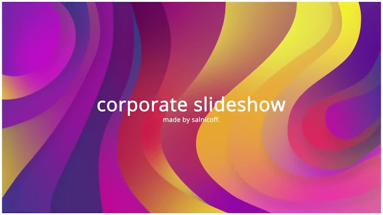 Modern Corporate Slideshow: After Effects Templates