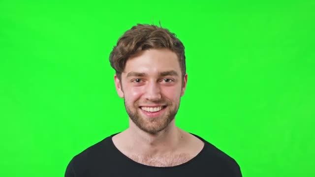 Widening Smile At Good News : Stock Video