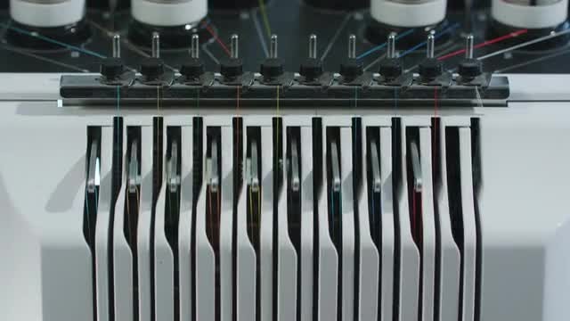 Embroidery Machine Work: Stock Video