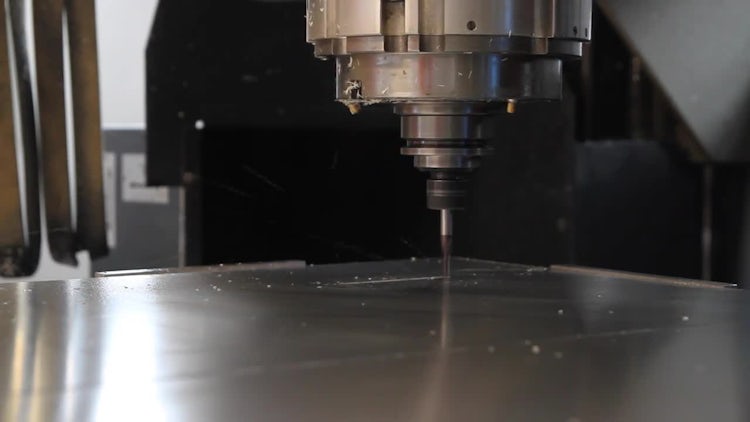 Programmable CNC Drilling Machine: Stock Video