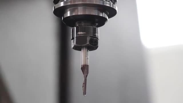 Automated CNC Drill Machine Bit: Stock Video