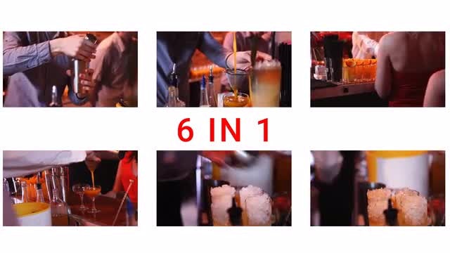 6-In-1 Bar Tender Pack: Stock Video