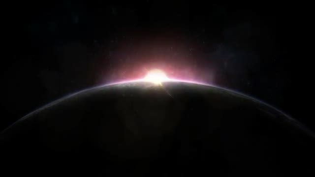 Sunrise Over Planet Earth: Stock Motion Graphics