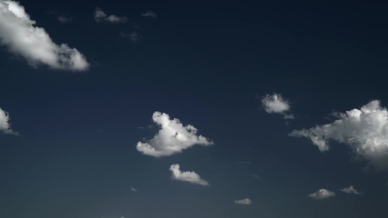 Partly Cloudy Sky On A Sunny Day Stock Video Motion Array