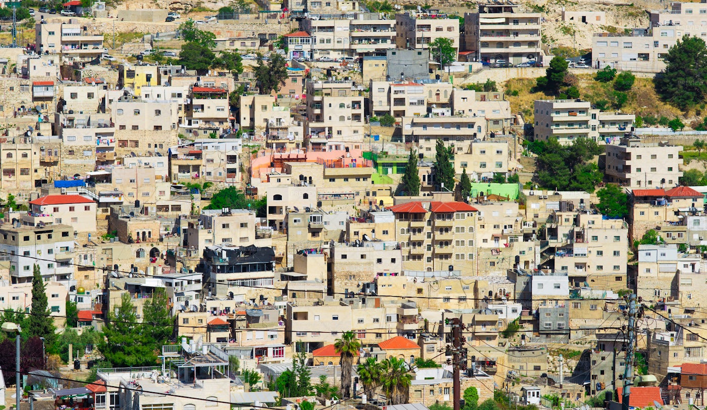 Jerusalem Arab Neighborhood: Stock Photos