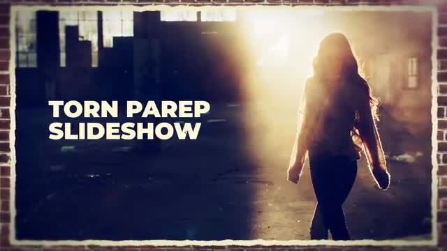 Torn Paper Slideshow: After Effects Templates