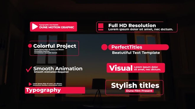Typographic And Stylish Titles Freebies template preview