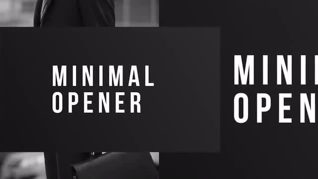 Minimal Opener - Dynamic Promo: Premiere Pro Templates
