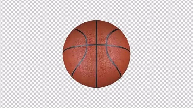 Spinnning Basketball : Stock Motion Graphics