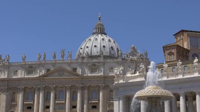St Peter's Basilica, Vatican : Stock Video