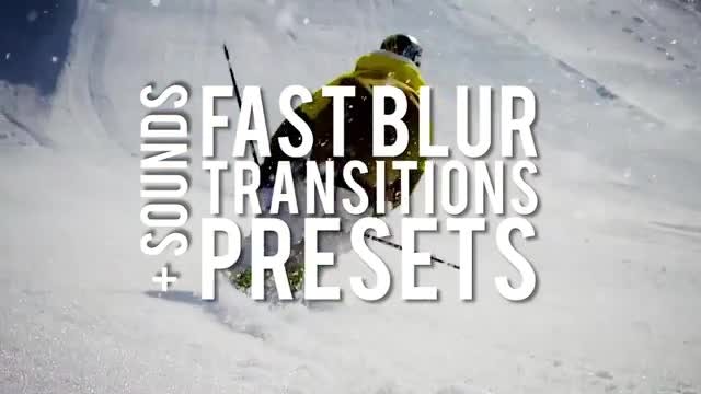 Fast Blur Transitions Presets: Premiere Pro Presets