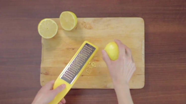 Grating A Lemon: Stock Video