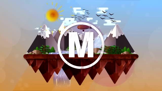 Animated Landscape Logo: After Effects Templates