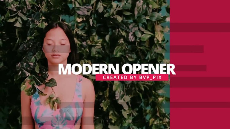 Modern Opener: Premiere Pro Templates